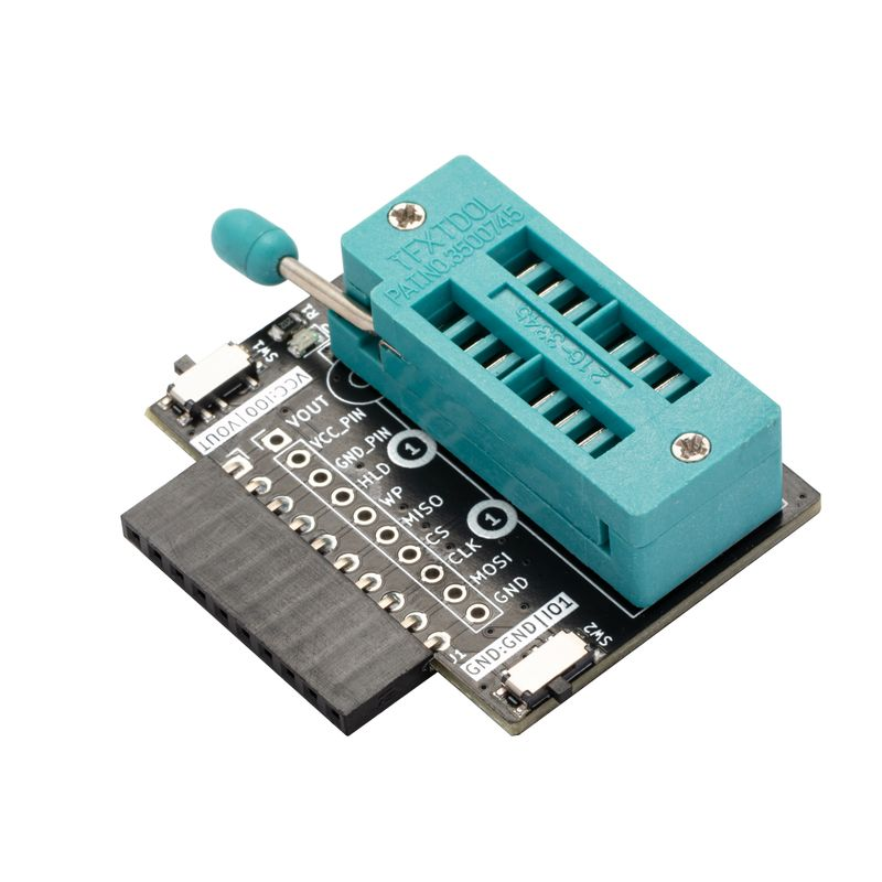 BUS PIRATE 5+ ADAPTADOR FLASH DIP8 SPI