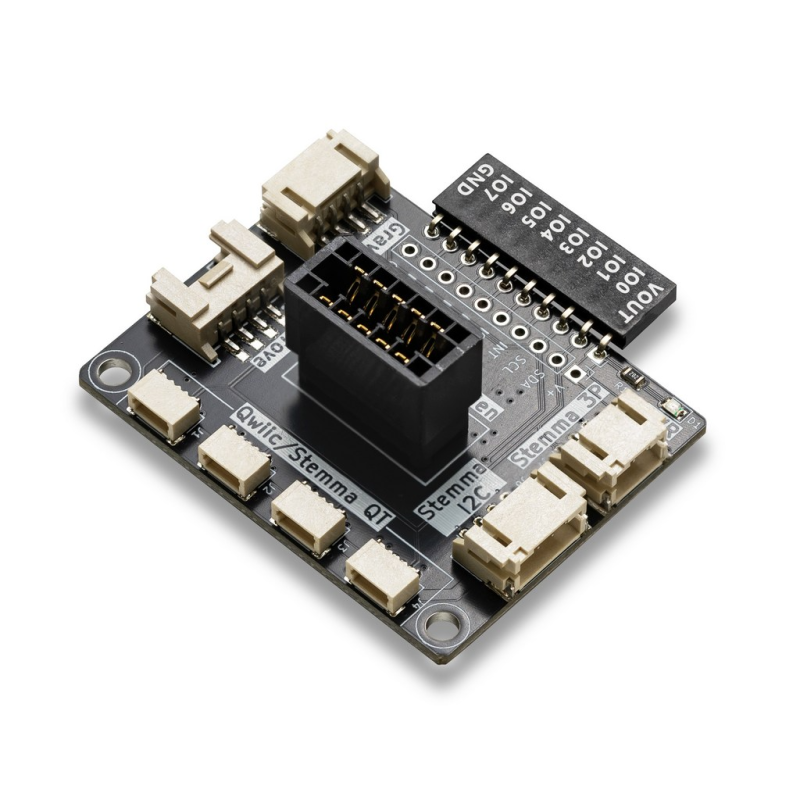 BUS PIRATE 5+ – I2C QUICK CONNECT ADAPTER (QWIIC, STEMMA, GROVE Y BREAKOUT GARDEN)