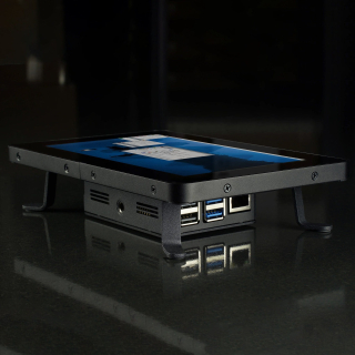 KKSB CAJA ESCRITORIO PARA RASPBERRY PI 5 Y TOUCH DISPLAY 2 - 7"