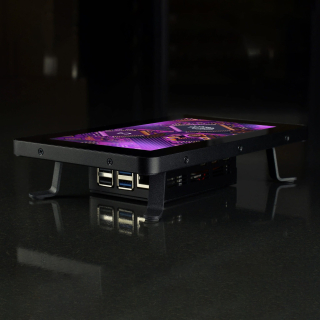 KKSB CAJA ESCRITORIO PARA RASPBERRY PI 5 Y TOUCH DISPLAY 2 - 7"