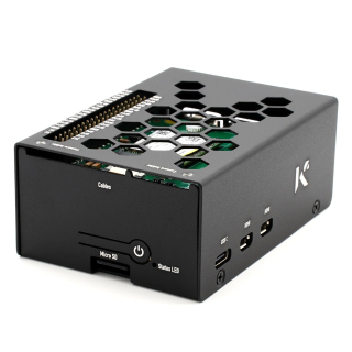 KKSB CAJA DE ALUMINIO PARA RASPBERRY PI 5 Y HAT M.2 NVME