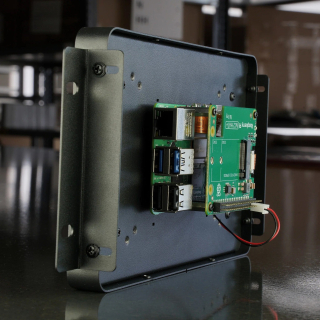 KKSB CARCASA PARA PANEL CON RASPBERRY PI 5 Y PANTALLA TÁCTIL 2 DE 7"