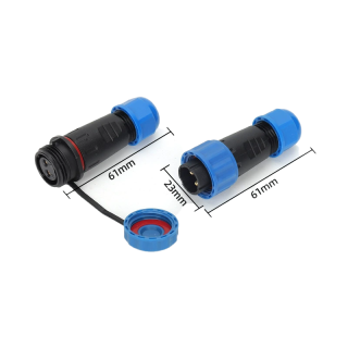 CONECTOR AVIACION ESTANCO IP68 SIN SOLDADURA – 2P/3P/4P