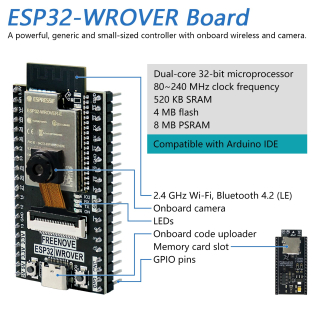 FREENOVE ULTIMATE STARTER KIT PARA ESP32-WROVER CAM