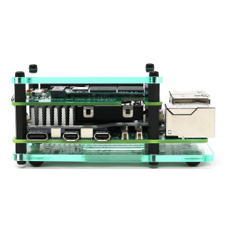 CARCASA LAYER PARA RASPBERRY PI 5 M.2 HAT+ Y ACTIVE COOLER