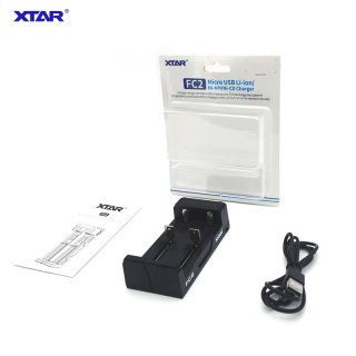 XTAR FC2 CARGADOR INTELIGENTE BATERÍAS 18650/21700/NiMH