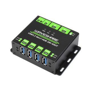 USB HUB 4 PUERTOS USB 3.2 - DUAL HOST CON PROTECCIÓN