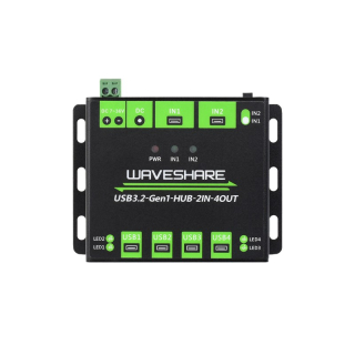 USB HUB 4 PUERTOS USB 3.2 - DUAL HOST CON PROTECCIÓN