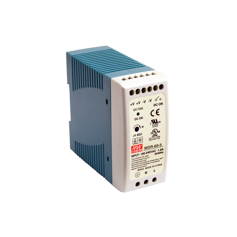 ALIMENTADOR INDUSTRIAL AC/DC CARRIL DIN 5V 10A