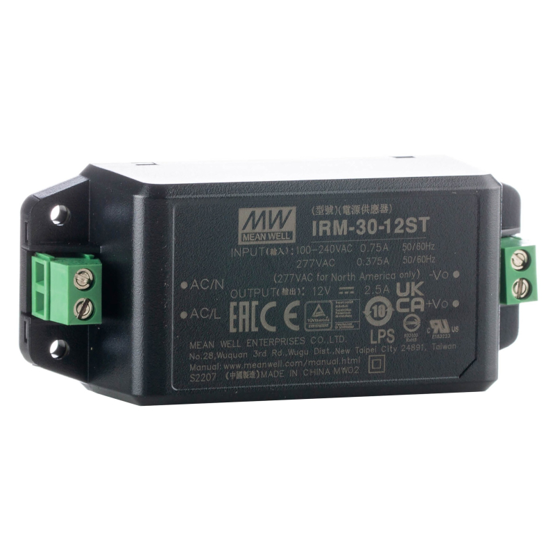 MEAN WELL IRM-30-12ST - FUENTE ALIMENTACION AC/DC 12V 2,5A 30W