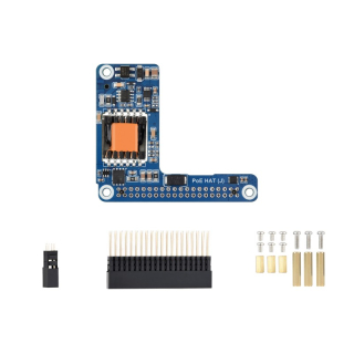 HAT POE+ PARA RASPBERRY PI 5 - ALIMENTACION ETHERNET 5V 5A