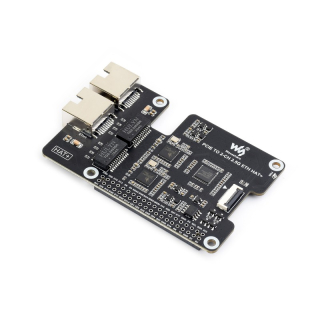 ADAPTADOR ETHERNET 2.5G DUAL PCIe PARA RASPBERRY PI 5