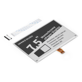PANTALLA EPAPER 7,5" 800x480 - INTERFAZ SPI