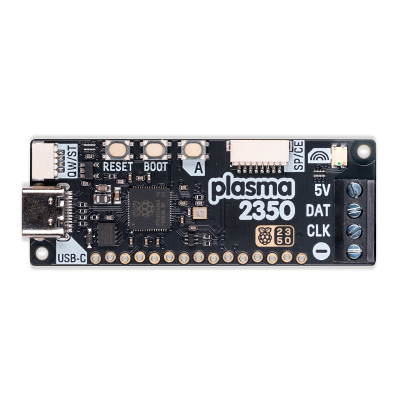 PIMORONI PLASMA 2350 - CONTROLADOR USB-C PARA TIRAS LED WS2812 Y APA102 CON RP2350
