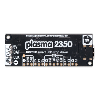 PIMORONI PLASMA 2350 - CONTROLADOR USB-C PARA TIRAS LED WS2812 Y APA102 CON RP2350