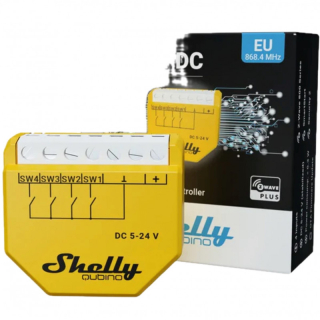 SHELLY WAVE i4 DC Z-WAVE 800: CONTROLADOR DE ESCENAS CON 4 ENTRADAS DIGITALES 5-24 V DC