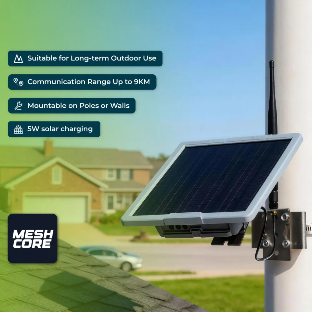 SENSECAP SOLAR NODE P1-PRO MESHCORE: REPETIDOR LORA SOLAR CON GPS Y BATERÍA