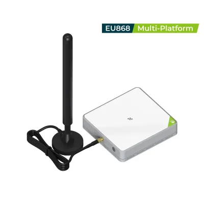 GATEWAY LORAWAN SENSECAP M2 EU868 | 8 CANALES SX1302, WI-FI Y ETHERNET PARA INTERIOR