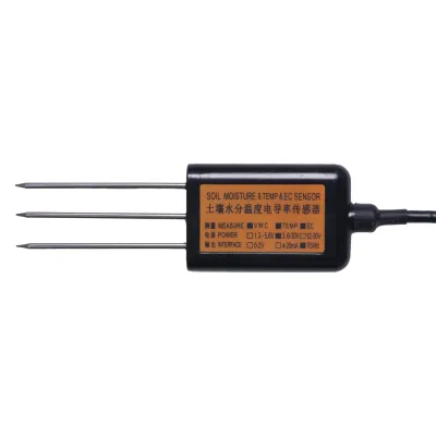 SENSOR DE SUELO HUMEDAD, TEMPERATURA Y CONDUCTIVIDAD (S-SOIL MTEC-02B) - RS485 MODBUS RTU