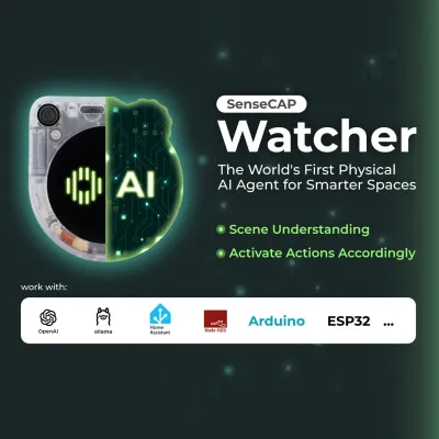 SENSECAP WATCHER W1: AGENTE DE IA FÍSICO CON CÁMARA, VOZ Y LLM PARA VIGILAR ESPACIOS