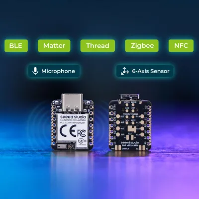 XIAO NRF54LM20A SENSE - BLUETOOTH 6.0 CON IMU, MICRÓFONO Y PMIC NPM1300