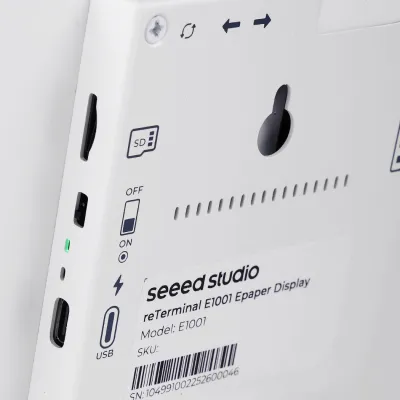 RETERMINAL E1001: PANTALLA EPAPER MONOCROMA DE 7,5" CON ESP32-S3, WI-FI Y BATERÍA DE 3 MESES