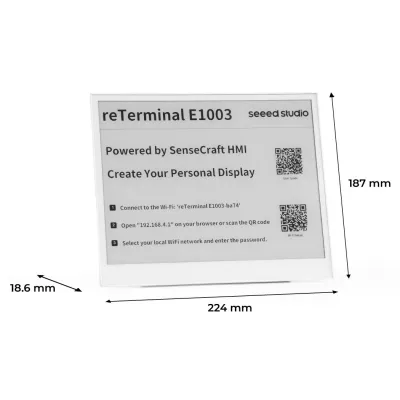 RETERMINAL E1003: PANTALLA EPAPER MONOCROMA DE 10,3" CON ESP32-S3, WI-FI Y BATERIA DE 6 MESES