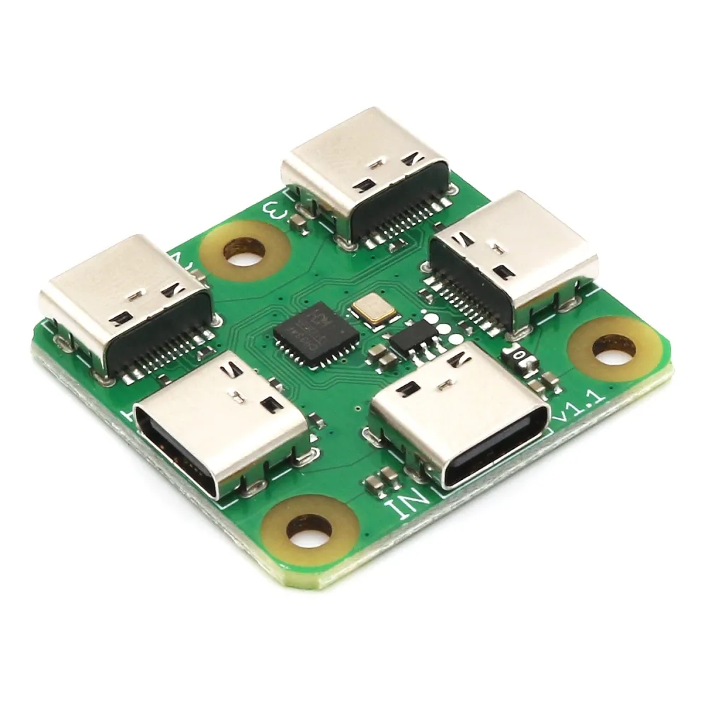 MINI HUB USB-C DE 4 PUERTOS USB 2.0 ULTRACOMPACTO PARA MAKERS