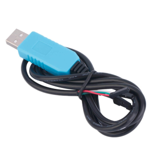 CABLE CONVERSOR USB A SERIE RS232 UART TTL 3.3V - PL2303TA