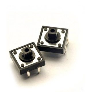 MICRO PULSADOR SWITCH TACTIL 12X12X7.3MM (PACK x4)