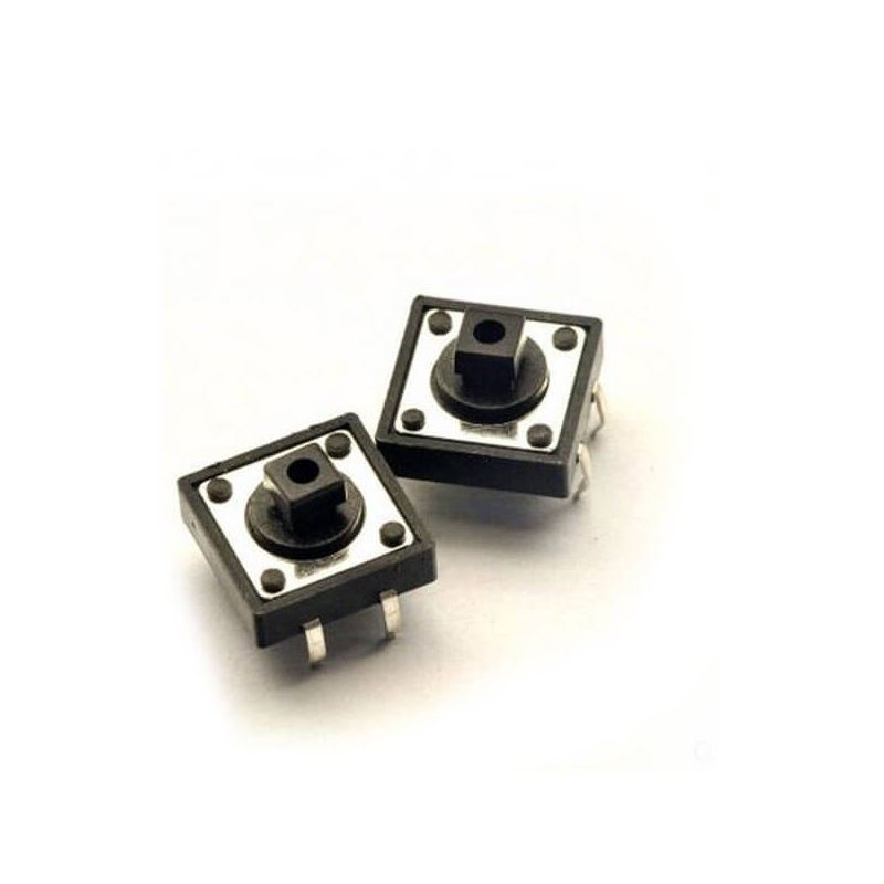 MICRO PULSADOR SWITCH TACTIL 12X12X7.3MM (PACK x4)