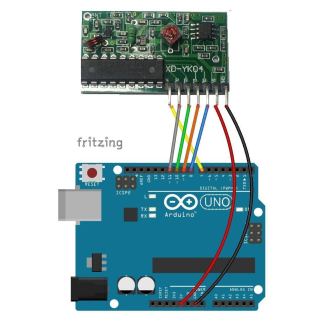 MODULO XD-YK04 MANDO A DISTANCIA CON RECEPTOR 315MHZ BASADO EN 2264/2272