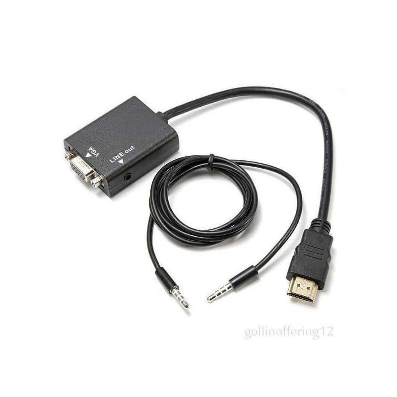 CABLE CONVERSOR HDMI A VGA+SONIDO - COMPATIBLE RASPBERRY PI