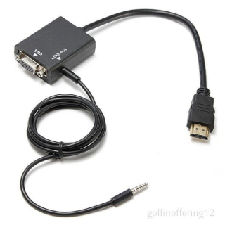 CABLE CONVERSOR HDMI A VGA+SONIDO - COMPATIBLE RASPBERRY PI
