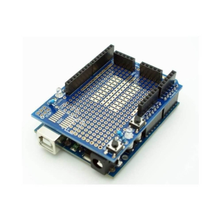 PROTOSHIELD PARA ARDUINO UNO CON BREADBOARD