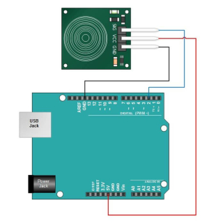 MODULO TTP223B SENSOR TACTIL CAPACITIVO PARA ARDUINO