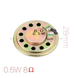 MINI ALTAVOZ 0.5W 8OHM 28mm