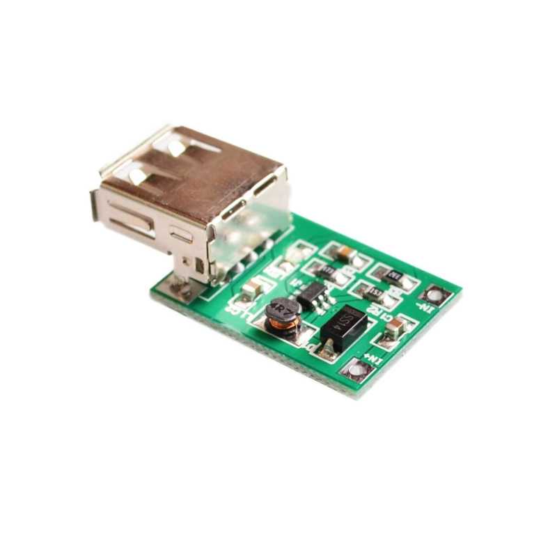2 Convertitori Step-Up USB 5V A 12V DC – Connettore Maschio 2,1x5,5 Mm – Modulo Elettronico
