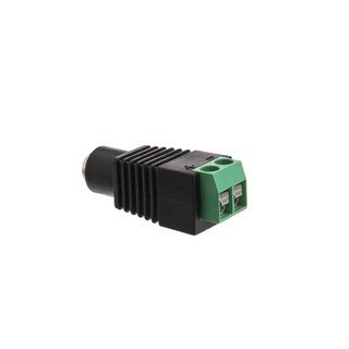 CONECTOR DC JACK HEMBRA 5,5X2,1mm CON BLOQUE TERMINAL 2 PIN