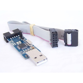 PROGRAMADOR USBASP V2.0 AVR ICSP CON CABLE PARA ARDUINO