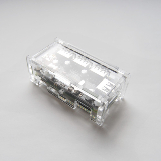 CAJA ACRILICA TRANSPARENTE PARA ZERO4U Y RASPBERRY PI ZERO