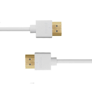 CABLE HDMI BLANCO M/M 1 METRO v1.4 3D+ETHERNET PREMIUM