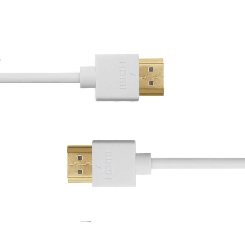 CABLE HDMI BLANCO M/M 1 METRO v1.4 3D+ETHERNET PREMIUM