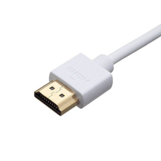 CABLE HDMI BLANCO M/M 1 METRO v1.4 3D+ETHERNET PREMIUM