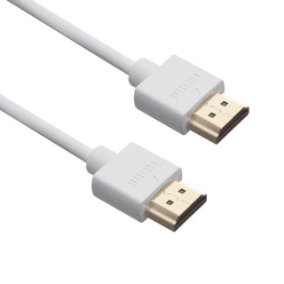 CABLE HDMI BLANCO M/M 1 METRO v1.4 3D+ETHERNET PREMIUM