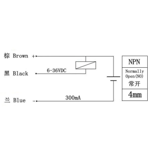 SENSOR PROXIMIDAD INDUCTIVO LJ12A3-4-Z/BX NPN NO 4MM