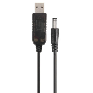 CABLE ALIMENTACION USB STEP-UP - CONVERSOR 5V A 9V DC JACK