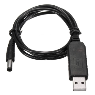 CABLE ALIMENTACION USB STEP-UP - CONVERSOR 5V A 9V DC JACK