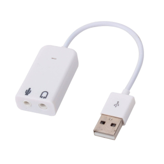 ADAPTADOR DE SONIDO 7.1 POR USB 2.0 COMPATIBLE RASPBERRY PI