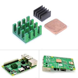 KIT 3 DISIPADORES DE CALOR PARA RASPBERRY PI 3